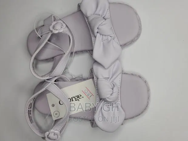 George Purple Sandals With Bow and Buckle Fastening · Photo 1