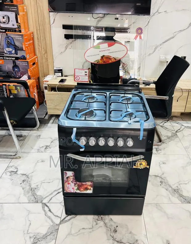 Fresh in Box Ferre 60x60cm 4 Gas Freestanding Gas Cooker(Oven Grill) · Photo 1