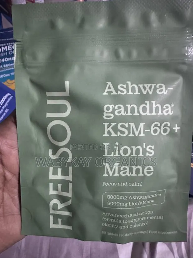 Ashwaganda KSM 66( 3000) Lion Mane 5000 · Photo 1