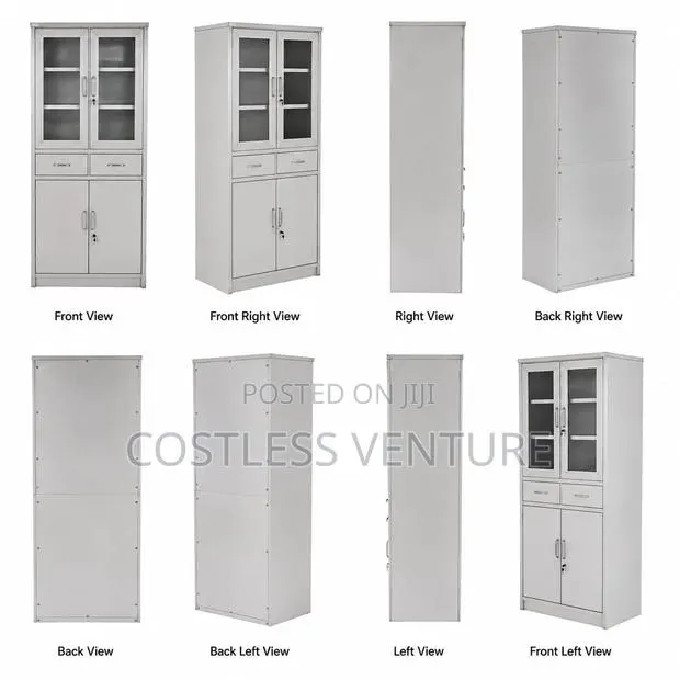 Ingot Stainless Steel 4-Door,2-Drawer Instrument Cabinet · Photo 1