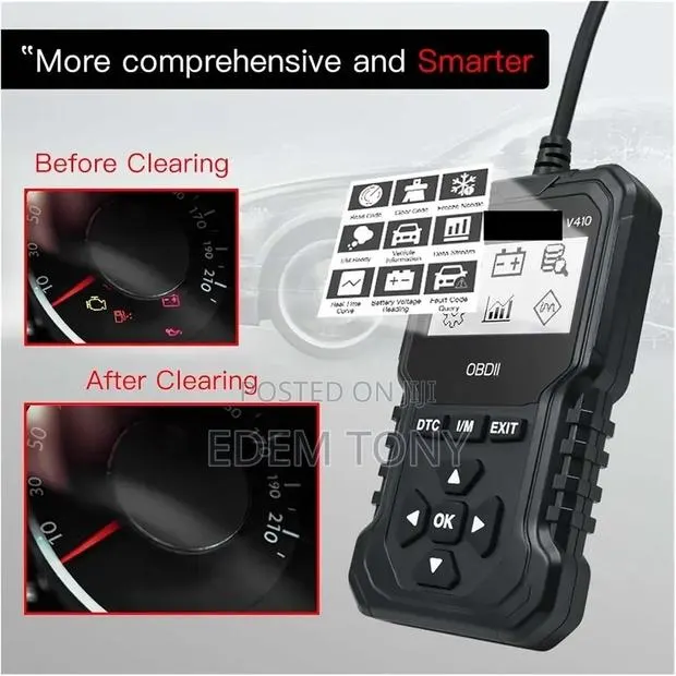 V410 OBDII Car Engine Fault Diagnostic Tool and Code Reader · Photo 1