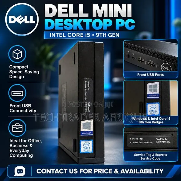 Desktop Computer Dell OptiPlex 3070 8GB Intel Core i5 SSD 512GB · Photo 1