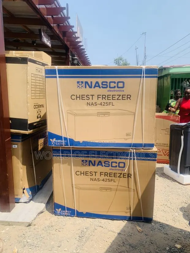 Nasco 318 Litres Chest Freezer - NAS-425FL - Silver · Photo 1