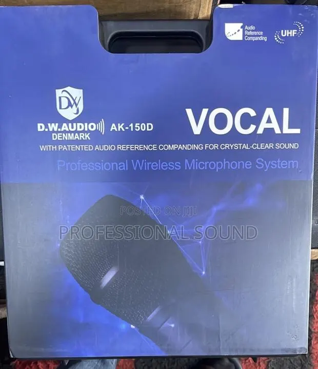 D.W. Audio Denmark Ak-150d Vocal Professional Wireless Microphone · Photo 1
