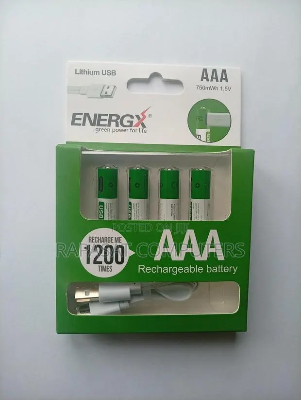 Rechargeable Li-on Battery Aaa 1.5v-4pc/Pack · Photo 1
