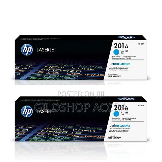 Hp 201a Cyan Original Laserjet Toner Cartridge Cf401a · Photo 1