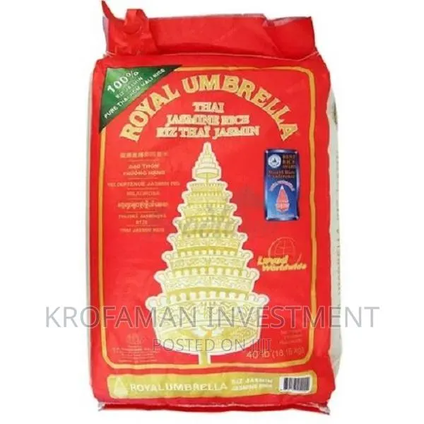 Royal Umbrella Thai Jasmine Rice – 5x5kg · Photo 1