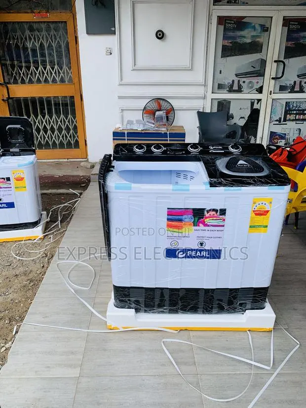 Shop the New Pearl 12KG Twin Tub Semi-Automatic Washing Mac PWM-12TT) · Photo 1