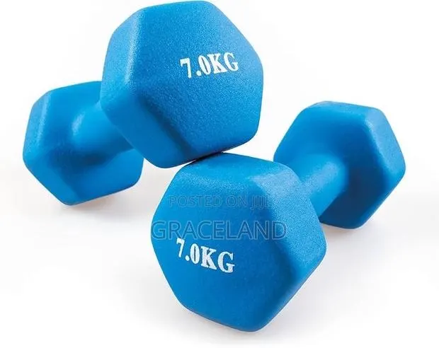 This Is Original Dumbbells 7kg Rubber Coasted(14kg) Set · Photo 1