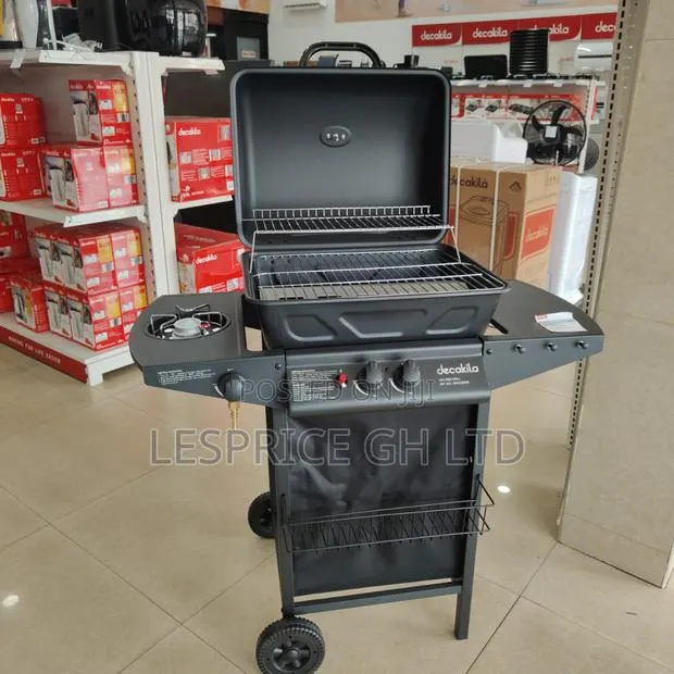 Magnificently Unique 2 Burner Gas Black BBQ Grill From Decakila · Photo 1