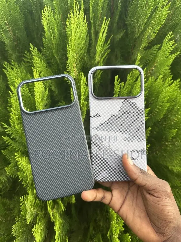 Aramid Fiber Case for iPhone 17 Pro Max -Camera Ring | Shockproof · Photo 1