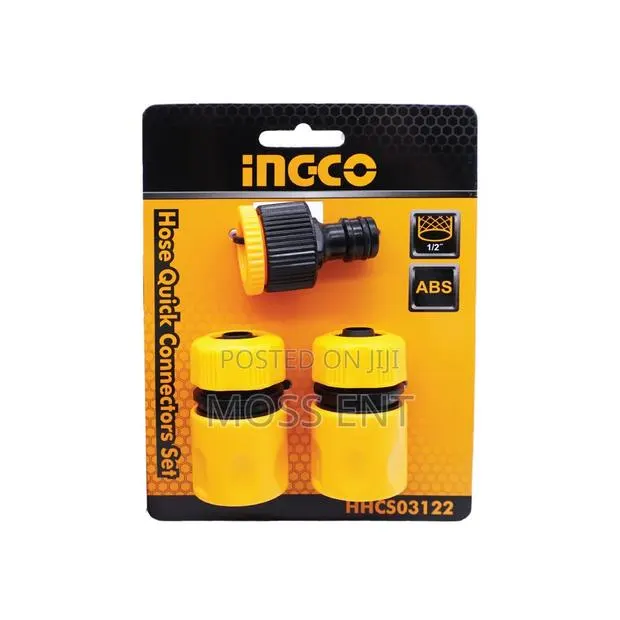 3 Pcs Hose Quick Connectors Hhcs03122 Set 1/2" - · Photo 1