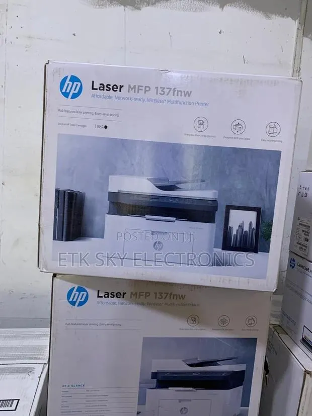 Modernistic Hp Laserjet MFP 137fnw 3in1 Wireless Printer · Photo 1