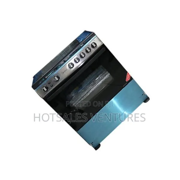 Best Midea 5 Burner Gas Cooker With and Grill, 80x60cm
- 30amg5g027 · Photo 1