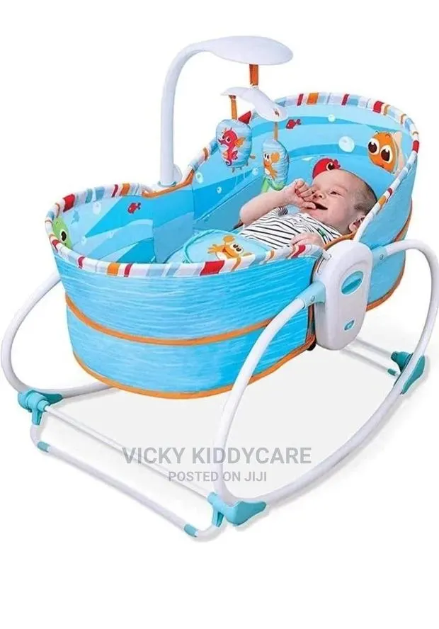 5 In 1 Baby Bassinet Bouncer With Mosquito Net · Photo 1