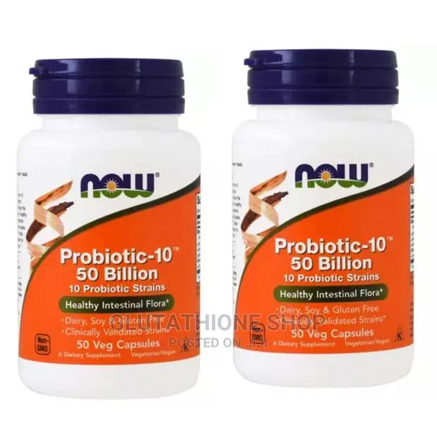Now Foods, Probiotic-10, 50 Billion, 50 Veg Ca · Photo 1
