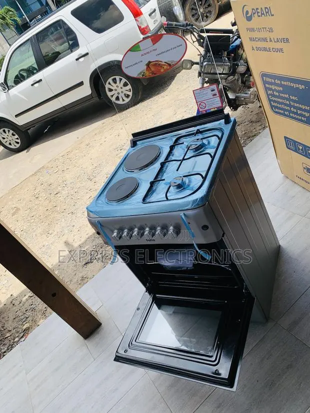 Quality Sleek 2-2 Stove Gas Electric Cooker Oven Grill 60/60 · Photo 1