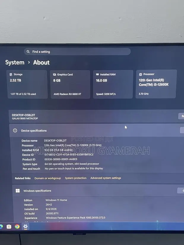 Samsung 50inches 4k UHD TV · Photo 1