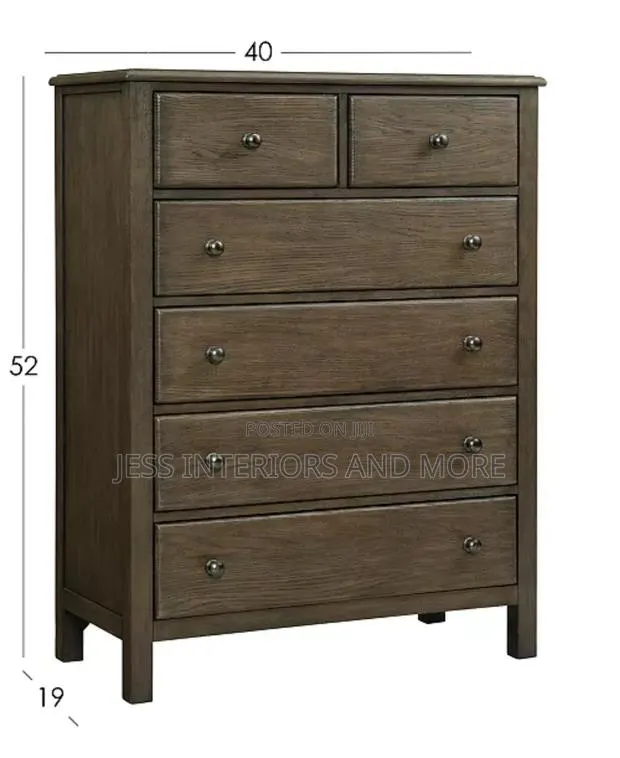 Mocha 6-Drawer Chest · Photo 1