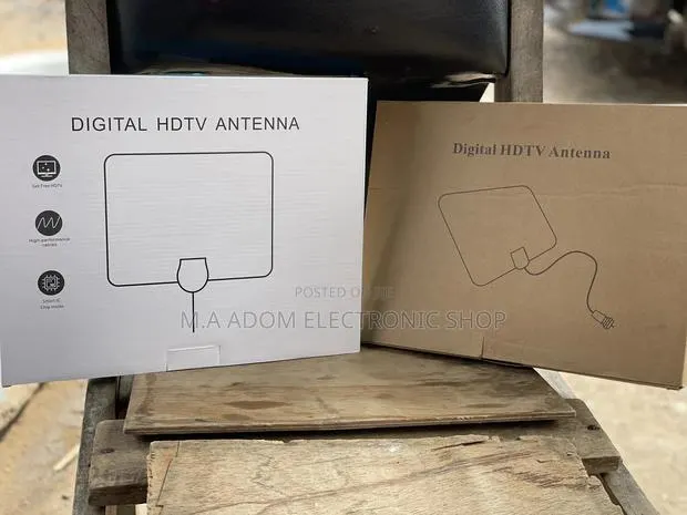 Modern Free to Air Indoor Digital Antenna With a Booster · Photo 1