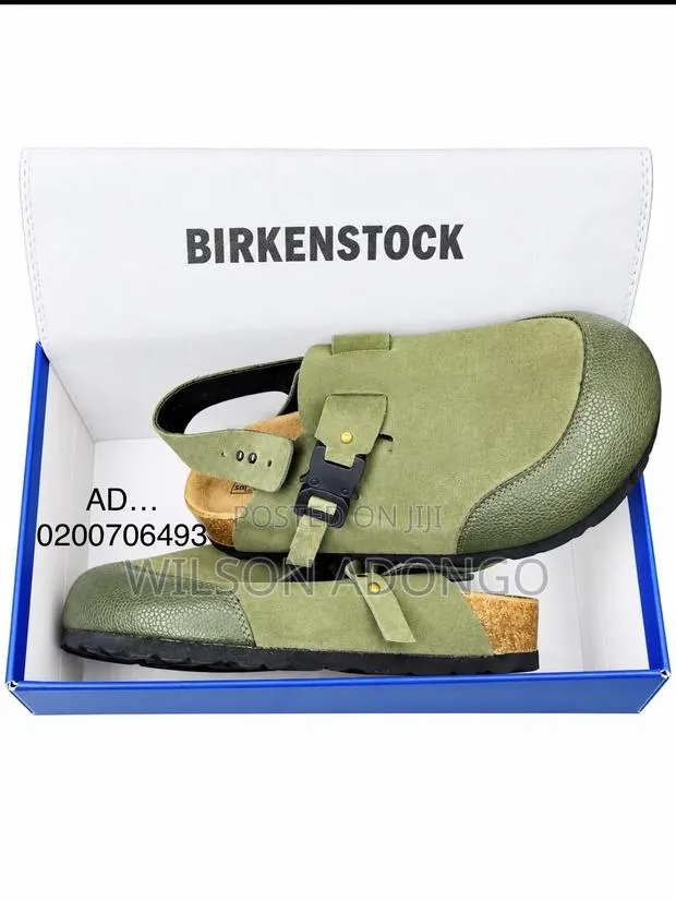 Birkenstock-Style Boston Clog a Closed-Toe Slip-on Adjustable Buckle · Photo 1