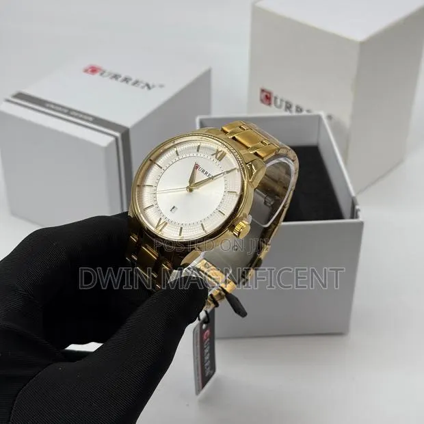 Curren Luxury Gold Watch for Men – Timeless Elegance