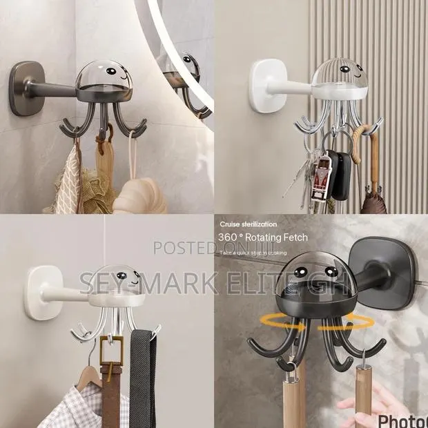 360•Rotating Multifunctional Wall Hook · Photo 1