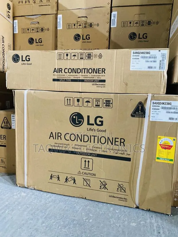White LG 2.5hp Split Air Conditioner · Photo 1