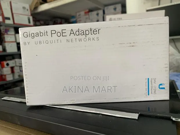 Ubiguiti 24v 12w Gigabit Poe Adapter Poe Adapter · Photo 1