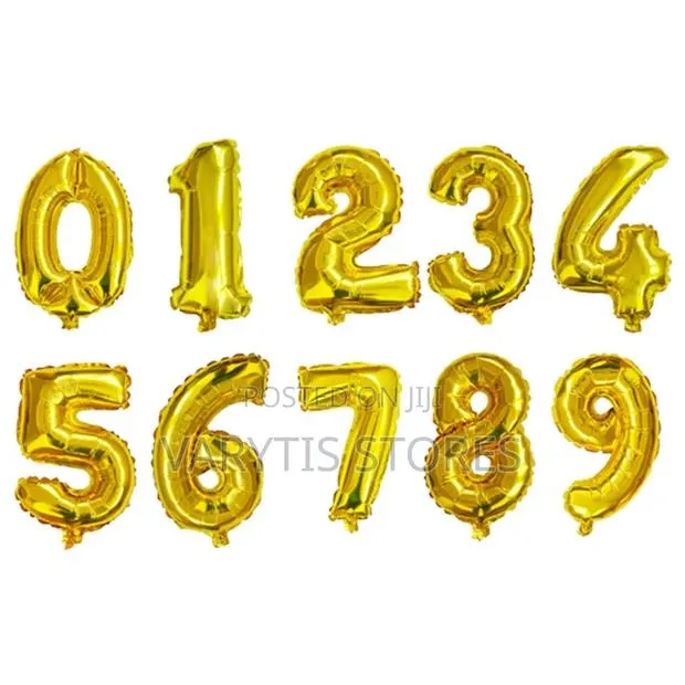 Number Balloons for Your Beautiful Occasions