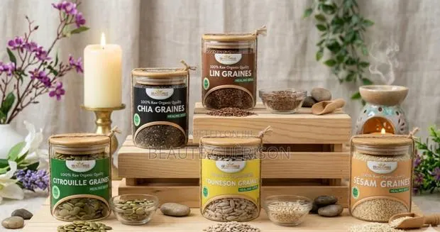 Organic Sesame Chia Seeds Flaxseeds Sunflower Seeds Pumpkin · Photo 1