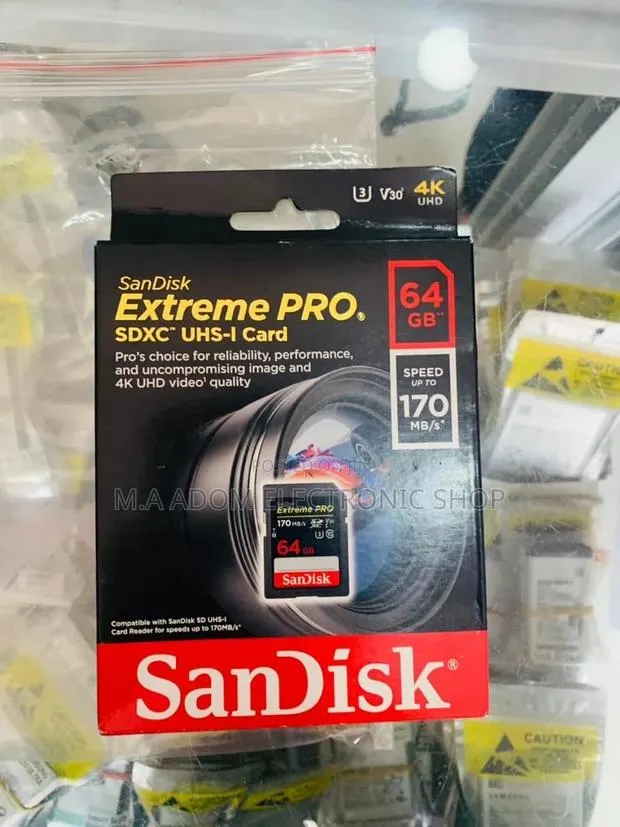 Newest Sandisk 64GB Extreme PRO · Photo 1