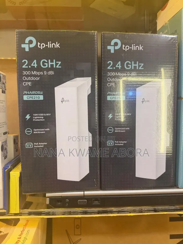 Omada CPE210 Outdoor TP-Link Upto 5km Point to Point AP · Photo 1