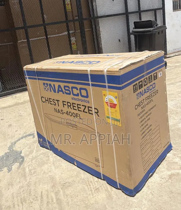 Get Nasco 288l Single Door Chest Freezer(Nas400fl)Gold · Photo 1