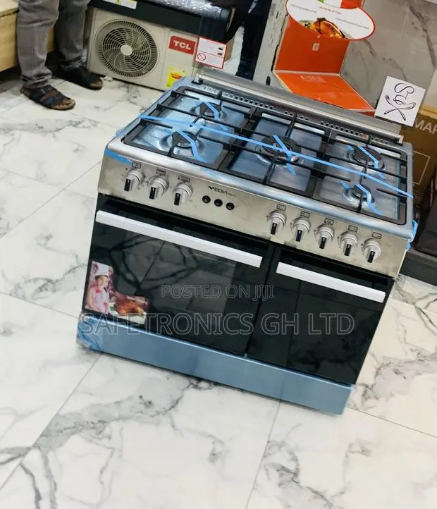 Just Grab Mediatech 5-Burner Gas Cooker Oven, Grill Auto Rotisserie · Photo 1