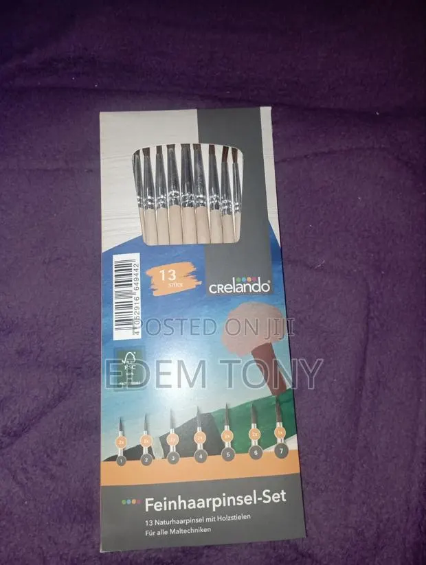 Crelando Fine Hair Brush Set 13 Pieces · Photo 1