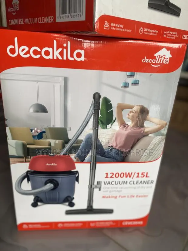 Wet Dry Industrial Vacuum Cleaner Decakila 1200w-Brand New · Photo 1