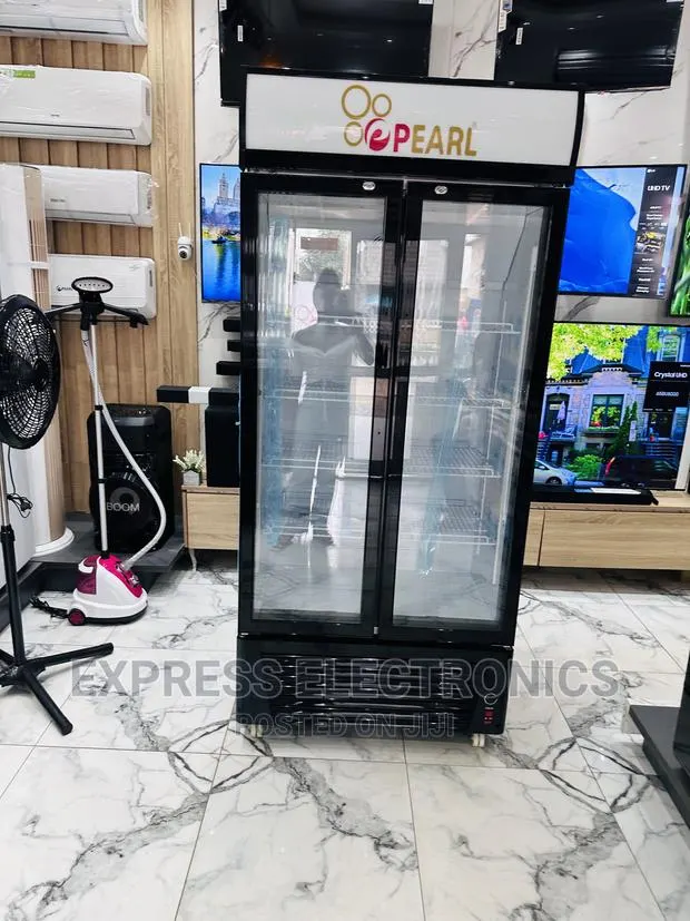Premium Design Display Fridge PVC 622-2B.Double Door Pearl · Photo 1