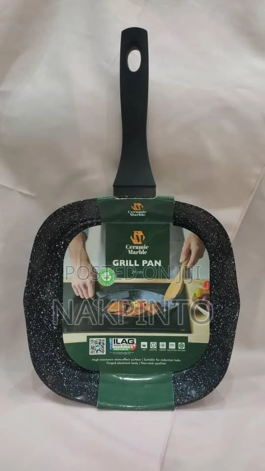 Premium Ceramic Marble Non-Stick Grill Pan (Multiple Sizes Available) · Photo 1