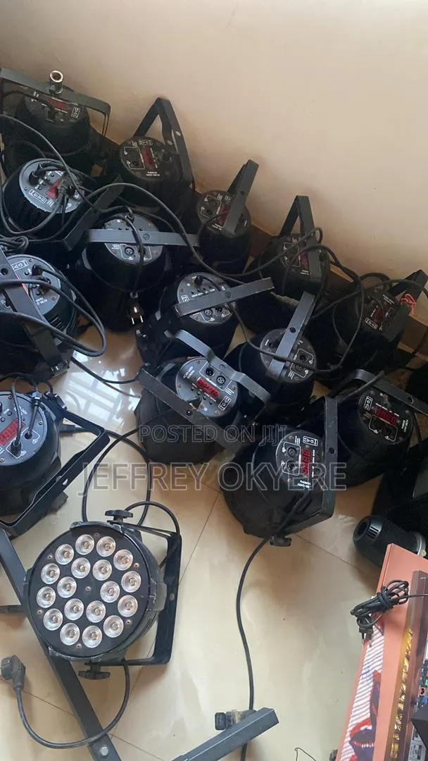 18-Led Par Stage Light - Dmx512 Sound Activated Dj Wash Lighting · Photo 1