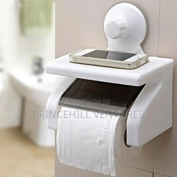 Toilet Roll Holder - Self Sticking No Screwing · Photo 1