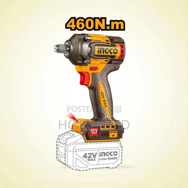 Ingco Cordless Impact Wrench - Ciwli42461 · Photo 1