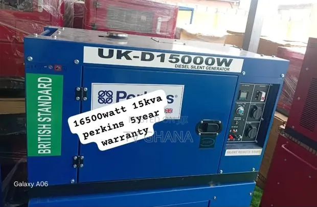 Perkins 16.5kw Diesel Generator – Remote Operated Efficiency16500 15kv · Photo 1