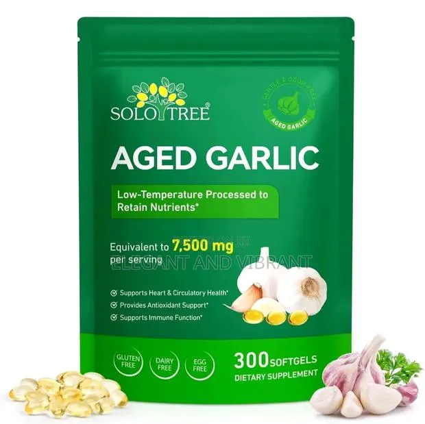 Aged Garlic Extract 7500mg 300 Softgels Odorless Heart Immune Sup · Photo 1