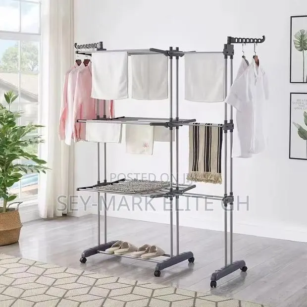 3 Tier Foldable Extendable Dry Rack · Photo 1