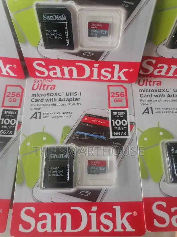 Sandisk Ultra 256gb Microsdxc Memory Card With Adapter · Photo 1