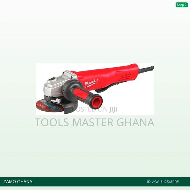 Angle Grinder 1250w 125mm 5 Inch Epoxy Resin Coated F - Agv13-125xspde · Photo 1