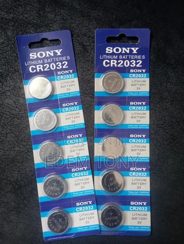 Sony CR2032 3V Lithium Coin Cell / CMOS Batteries -10pcs · Photo 1