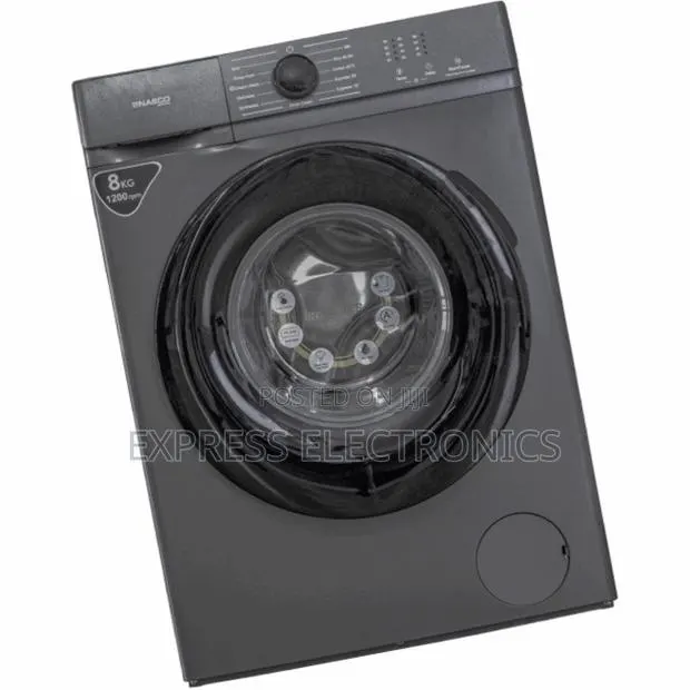 Nasco 8kg Front Load Washing Machine-Nasfl-J8kg-S · Photo 1