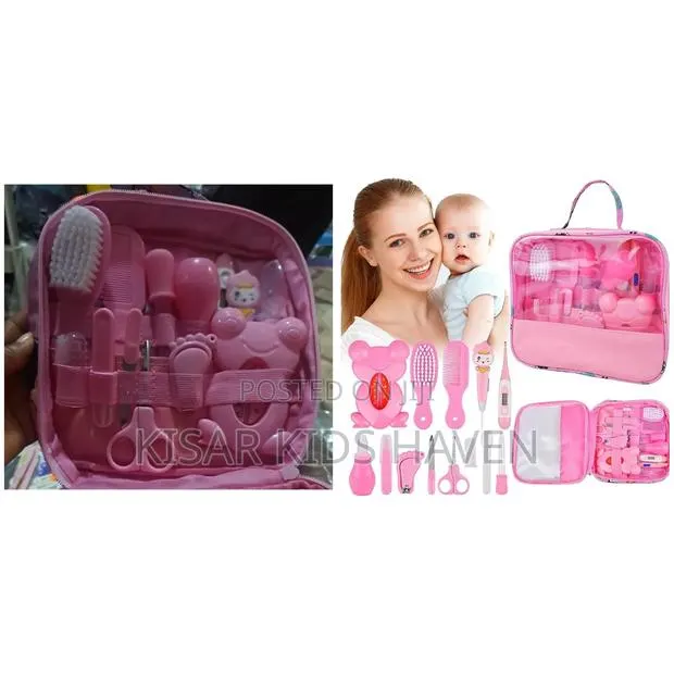 13 Pieces Baby Grooming Kits/ Care Kits Pink · Photo 1